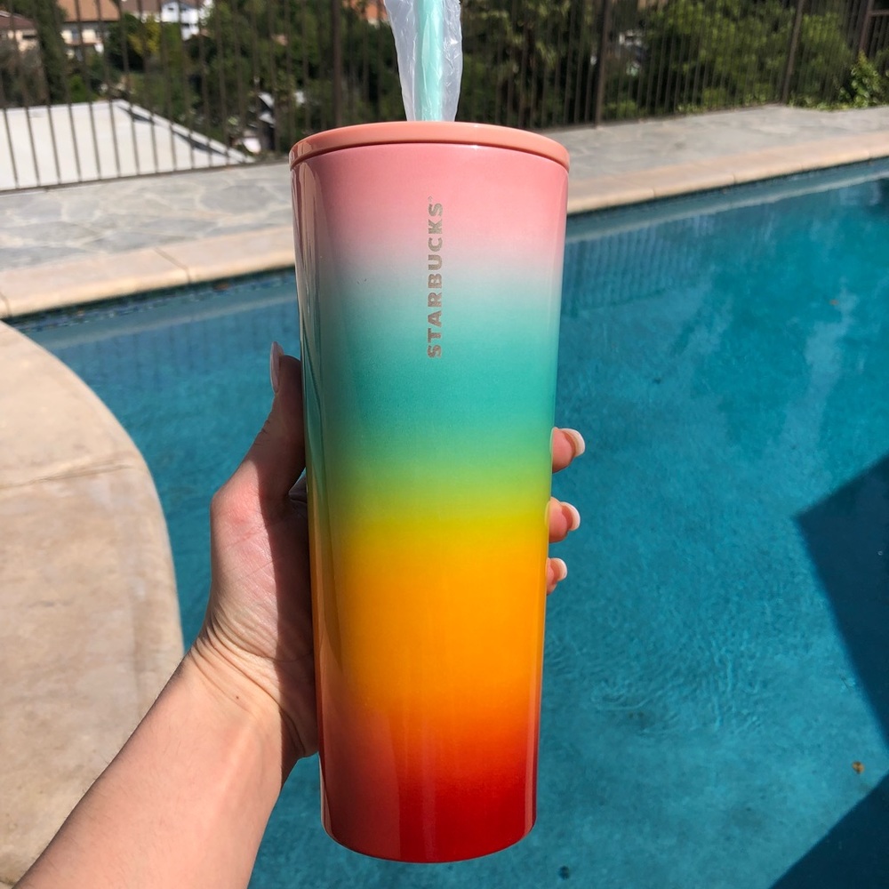 Starbucks Rainbow Tumbler Brand New